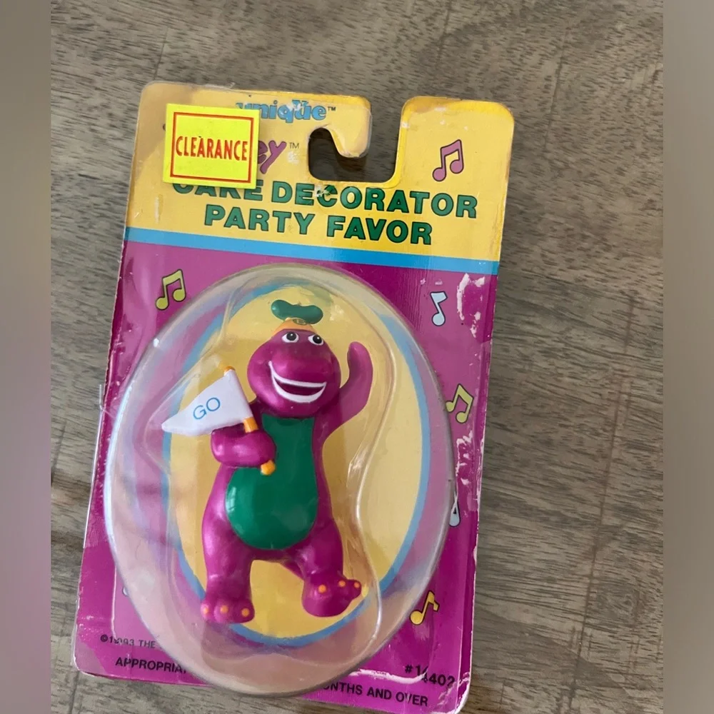 Barney the dinosaur figure